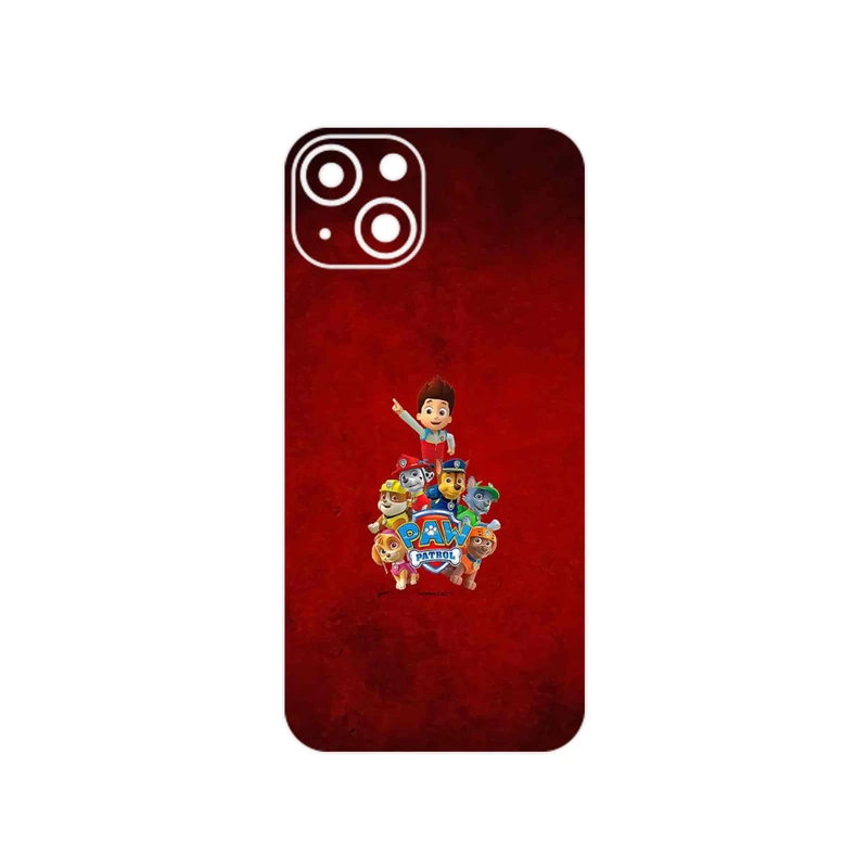 برچسب پوششی ماهوت مدل Paw Patrol مناسب برای گوشی موبایل اپل iPhone 13