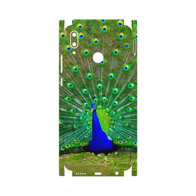 برچسب پوششی ماهوت مدل Peacock-FullSkin مناسب برای گوشی موبایل هوآوی Y9 2019