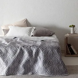 روتختی دو نفره مادام کوکو مدل Darsia King Gri سایز 260x240 سانتی‌متر