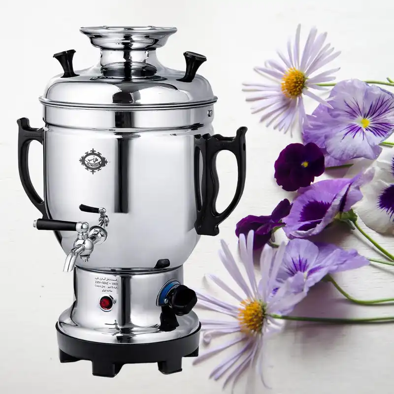 سماور برقی عالی نسب مدل کلاسیک ظرفیت 5 لیتر