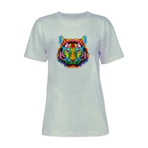 تی شرت آستین کوتاه زنانه مدل پلنگ زیبا کد کد K18 T