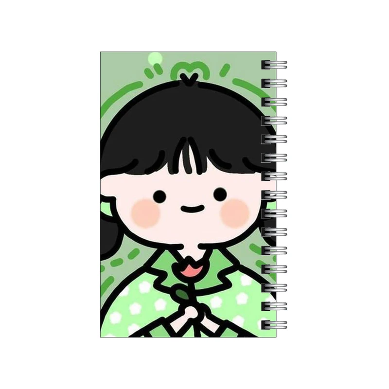 دفترچه یادداشت مدل to do list طرح دختر با گل لاله کد 9782874