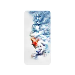 MAHOOT Women and the Cloud Digital Art Cover Sticker for Nokia 3.1 Plus