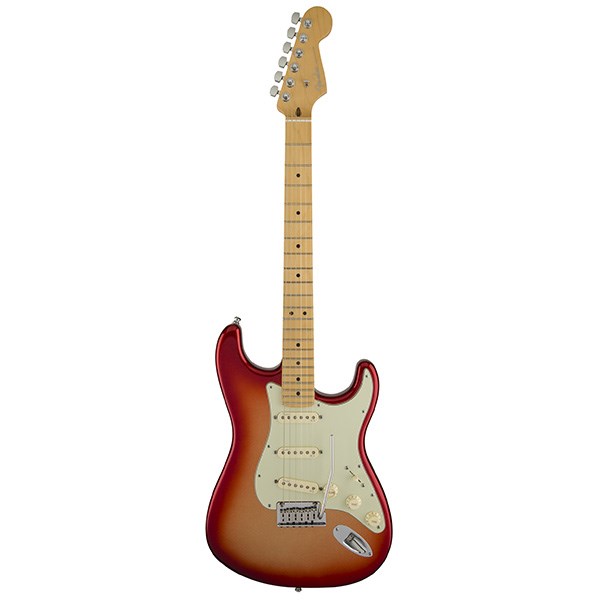 گیتار الکتریک فندر مدل American Deluxe Stratocaster MN Sunset Metallic