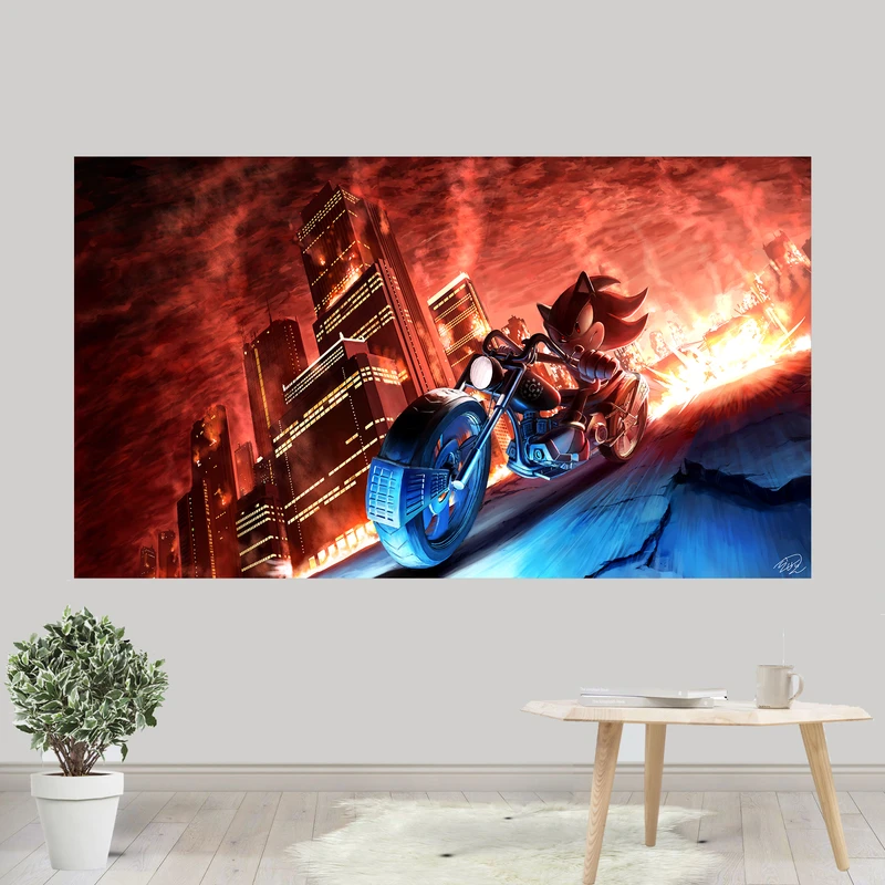 پوستر پارچه ای مدل انیمه کد 023