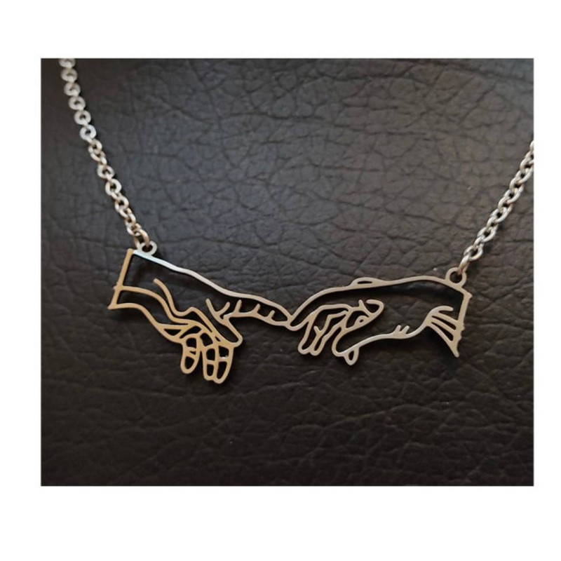 گردنبند زنانه مدل دست آفرینش آئورا 278 گردنبند زنانه مدل دست آفرینش آئورا 278