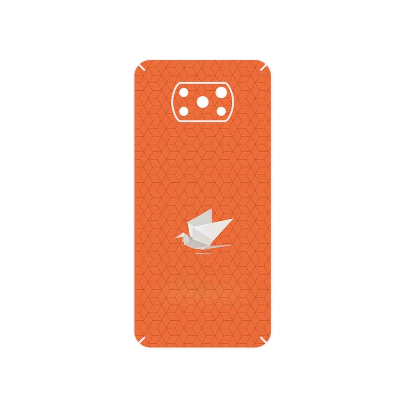 برچسب پوششی ماهوت مدل Minimalist origami bird مناسب برای گوشی موبایل شیائومی Poco X3 NFC