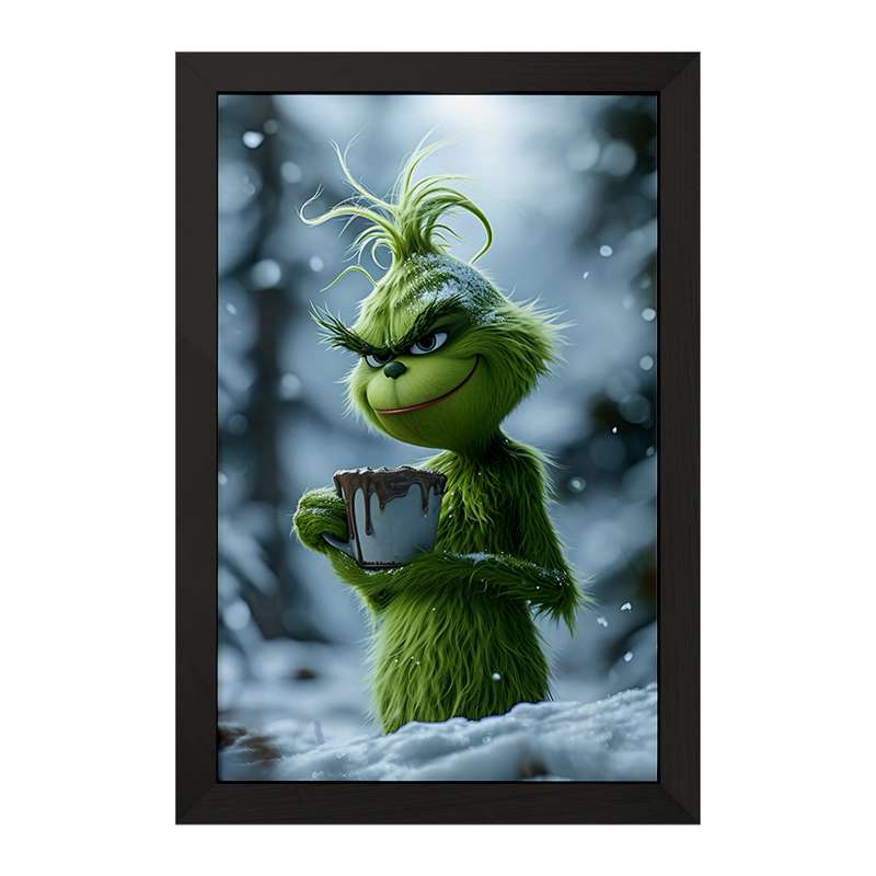 تابلو خندالو مدل گرینچ (The Grinch) کد F6245