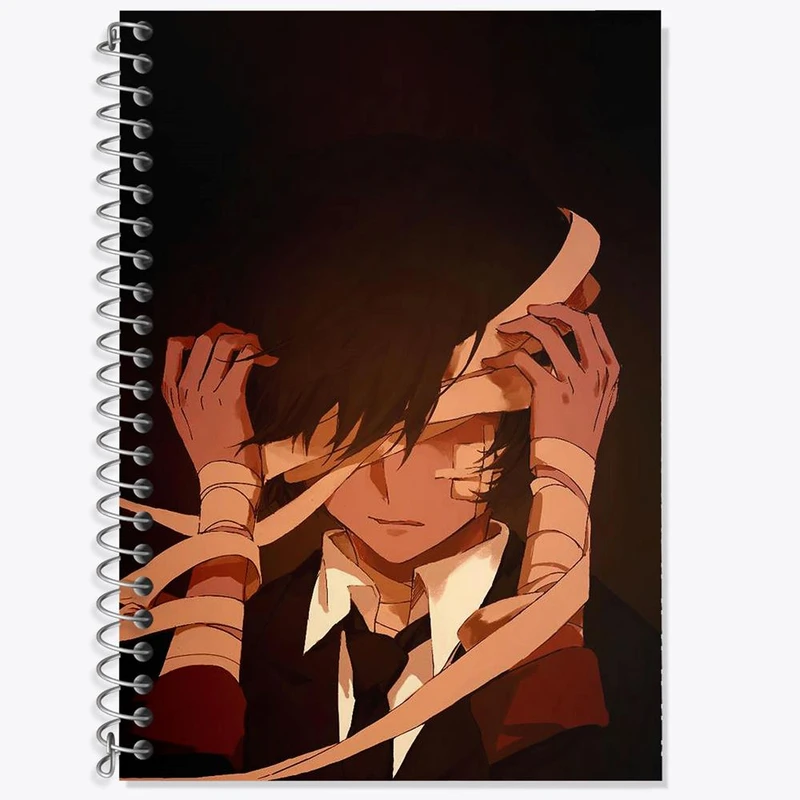 دفتر لغت 50 برگ خندالو مدل دازای اوسامو انیمه سگ های ولگرد بانگو کد 13673