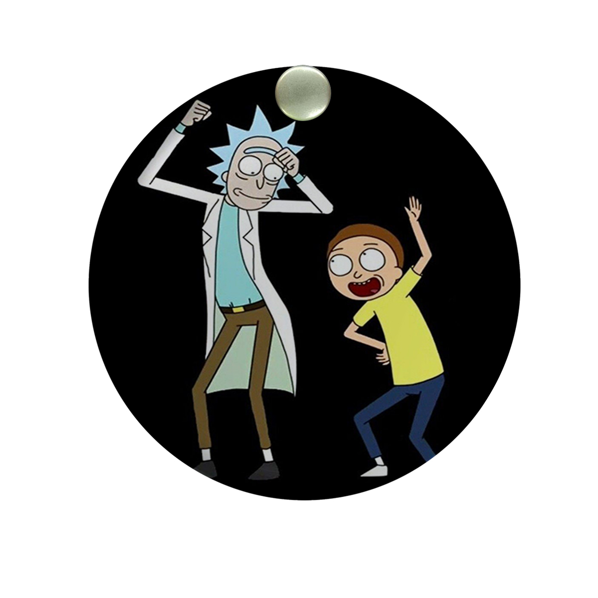 آینه جیبی طرح ریک و مورتی مدل ai420