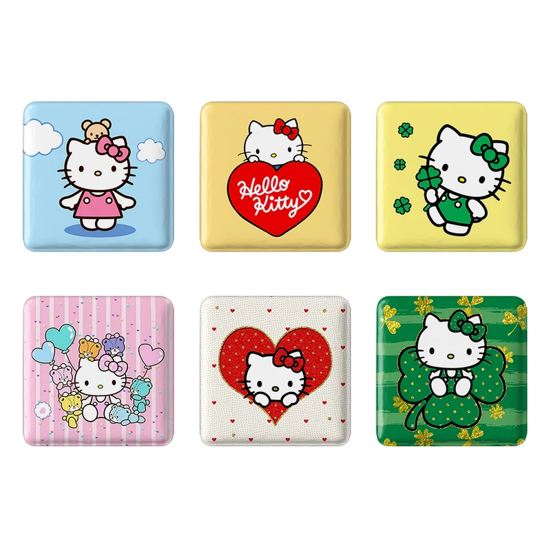 مگنت خندالو طرح هلو کیتی Hello Kitty کد 1561A مجموعه 6 عددی