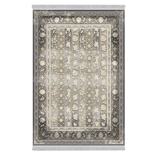 فرش پارچه‌ای دفه مدل فرشینه طرح مدرن کد 396