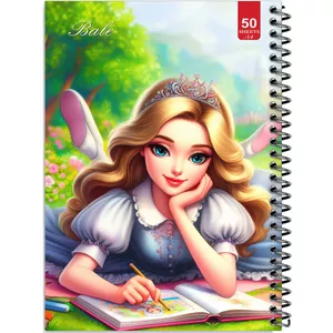 دفتر نقاشی 50 برگ انتشارات بله طرح دخترانه کد A4-L144