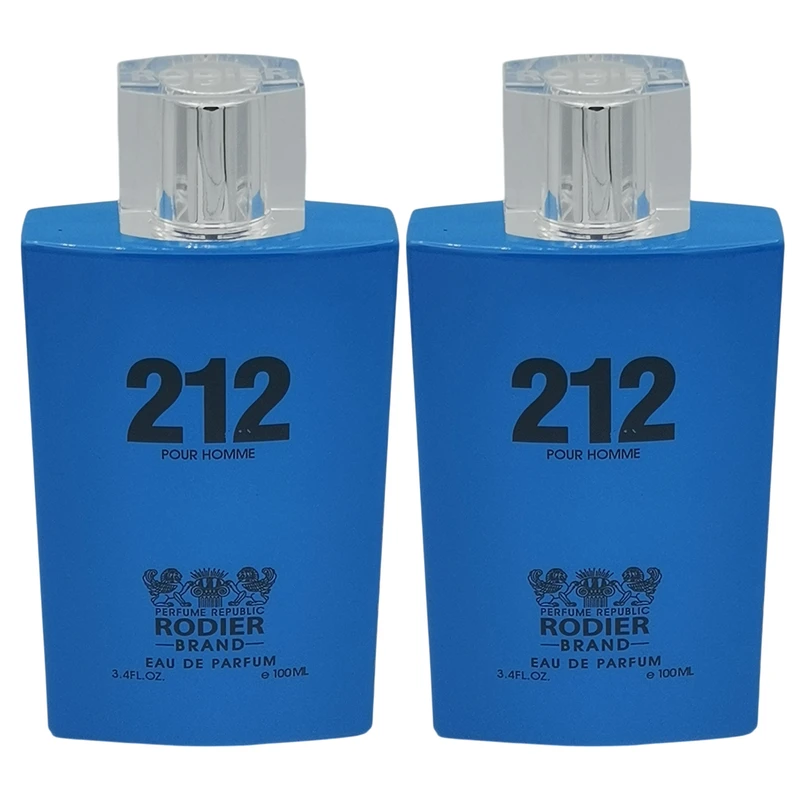 ادو پرفیوم مردانه رودیر مدل 212 با رایحه گرم حجم 100 میلی لیتر مجموعه دو عددی