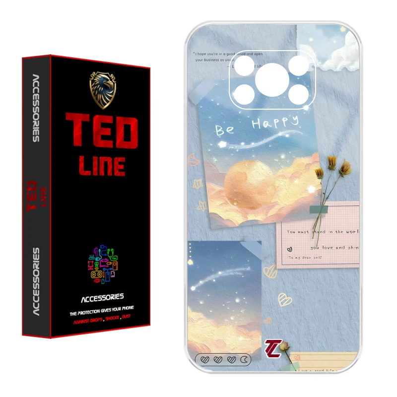 کاور تد لاین طرح کلاژ هنری کد 1127 مناسب برای گوشی موبایل شیائومی Poco X3 / X3 Pro / X3 NFC