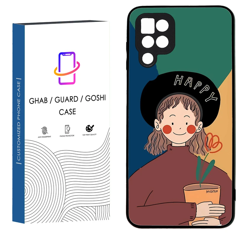 کاور قاب گارد گوشی طرح دخترانه کد 7 - TPU مناسب برای گوشی موبایل سامسونگ Galaxy A12