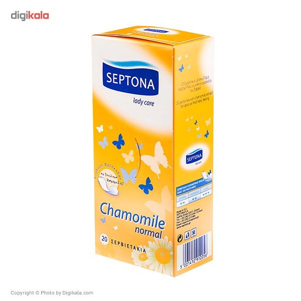 پد بهداشتی سپتونا مدل Chamomile Normal بسته 20 عددی