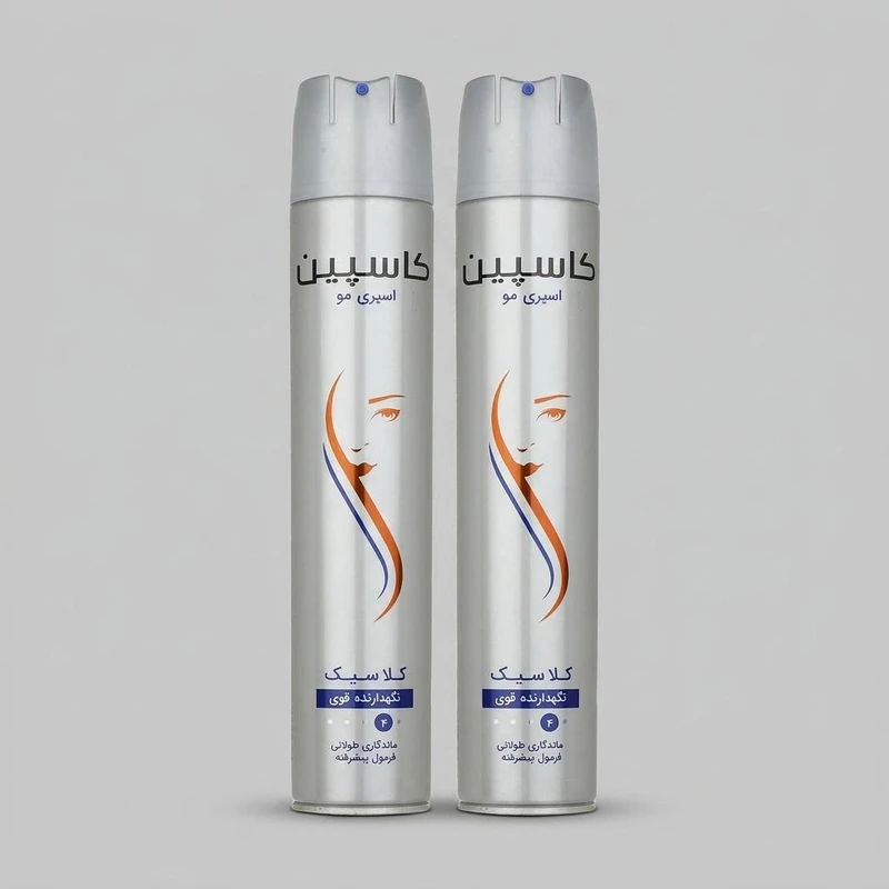 اسپری مو کاسپین مدل کلاسیک حجم 500 میلی لیتر بسته 2 عددی