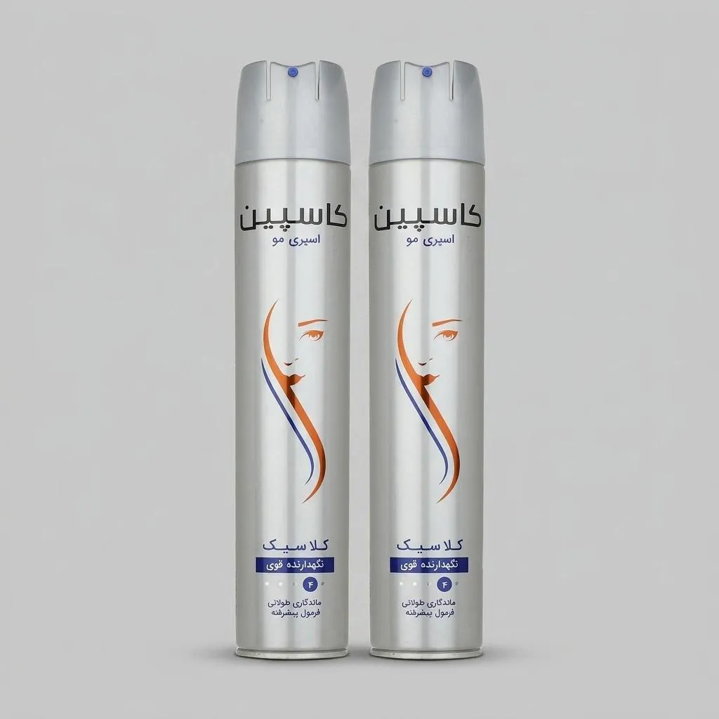 اسپری مو کاسپین مدل کلاسیک حجم 500 میلی لیتر بسته 2 عددی