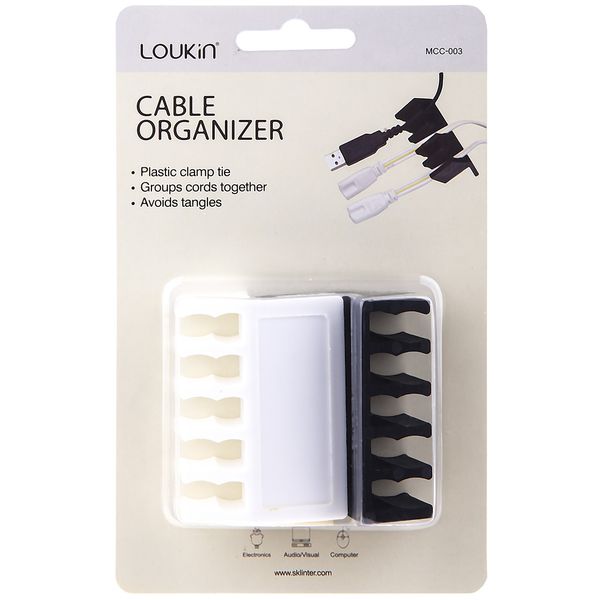 نگهدارنده کابل لوکین مدل Self Adhesive Cord Divider MCC-003 نگهدارنده کابل لوکین مدل Self Adhesive Cord Divider MCC-003