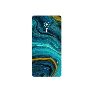 MAHOOT Turquoise marblewith golden streaks Cover Sticker for Lenovo ZUK Z2