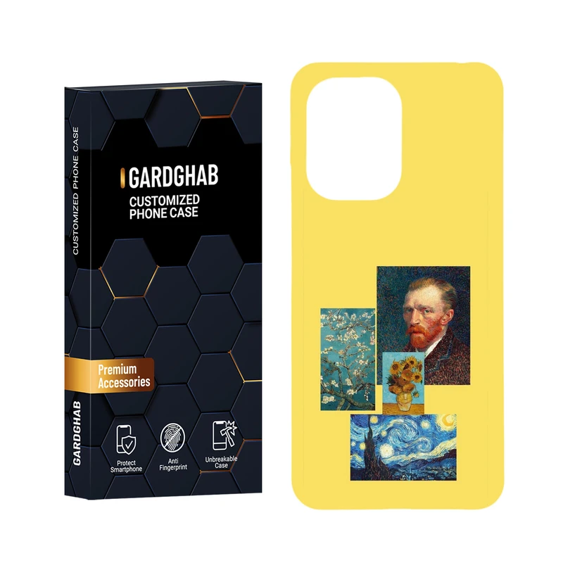 کاور گارد قاب مدل هنری مناسب برای گوشی موبایل شیائومی Redmi 13C 4G / Poco C65