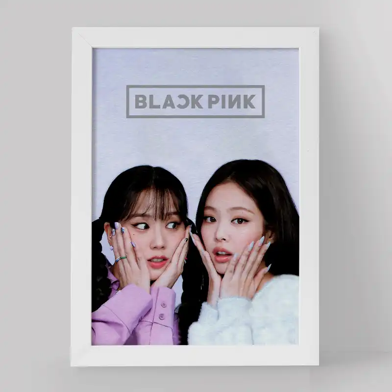 تابلو خندالو مدل جنی و جیسو گروه بلک پینک کد 16701