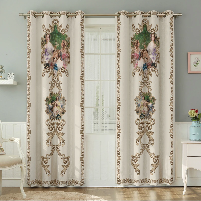 پرده نیروانا طرح مدرن مدل هازان کد 8546 سایز 140×280 سانتی متر