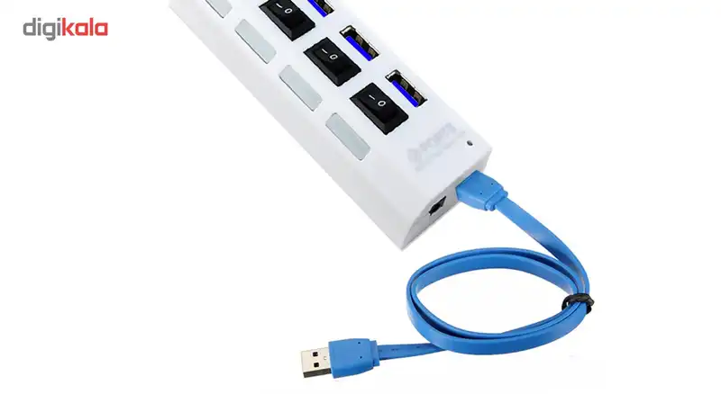 هاب 4 پورت USB 3.0 پورتز مدل HI-SPEED