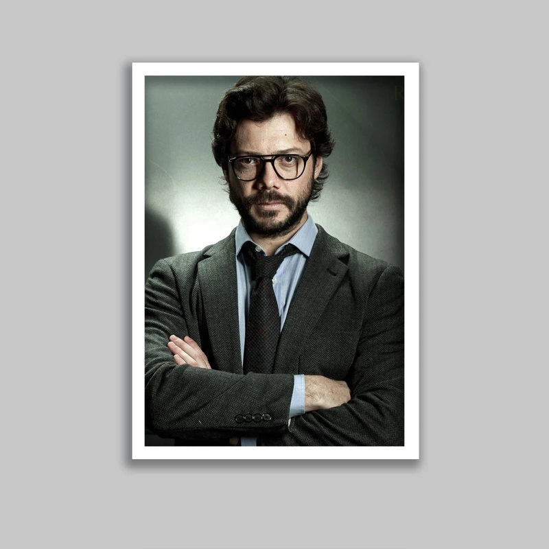 تابلو مدل پروفسور سریال خانه کاغذی Money Heist کد LA-G10626