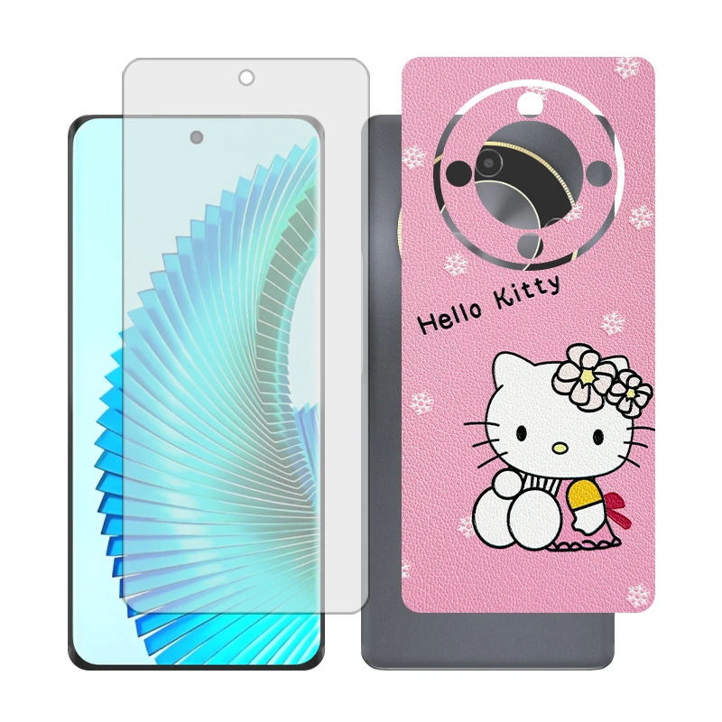 محافظ صفحه نمایش مات گلس مدل Together مناسب برای گوشی موبایل آنر X9b به همراه برچسب پوششی پشت گوشی