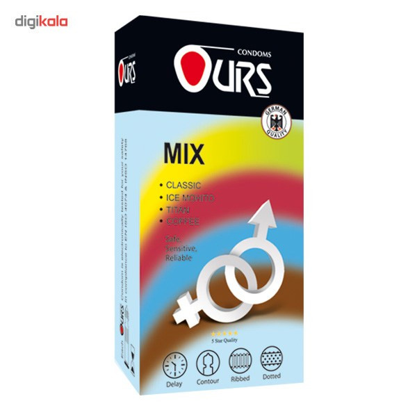 کاندوم اورز مدل Mix بسته 12 عددی کاندوم اورز مدل Mix بسته 12 عددی