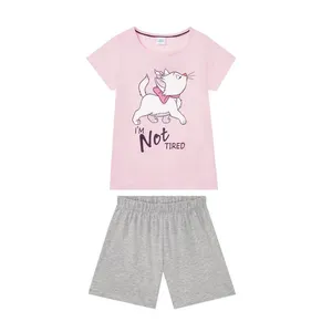 ست تی شرت و شلوارک دخترانه دیزنی مدل کارتونی کد 8307940