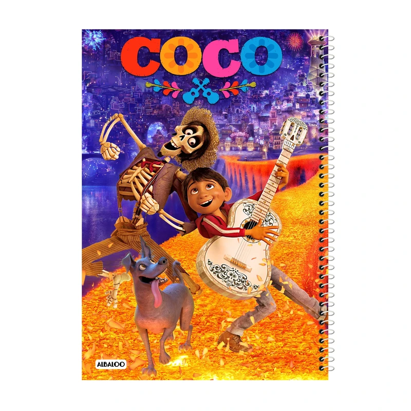دفتر مشق 100 برگ آلبالو طرح انیمیشن کوکو کد 2140