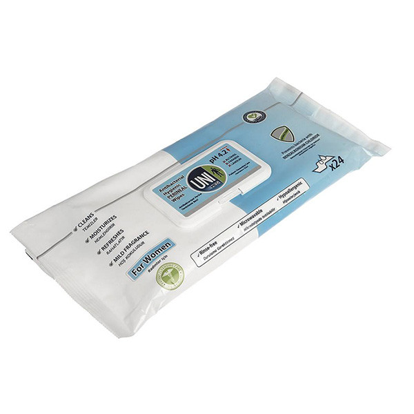 دستمال مرطوب یونی مد مدل Antibacterial Hygienic Perineal مجموعه 2 عددی