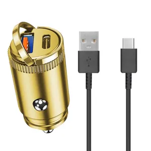 شارژر فندکی 30 وات بودی مدل CC630G به همراه کابل تبدیل USB-C