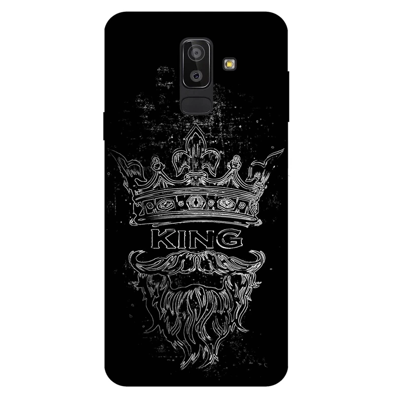کاور مگافون طرح پادشاه مدل 1896 مناسب برای گوشی موبایل سامسونگ Galaxy J8 2018          