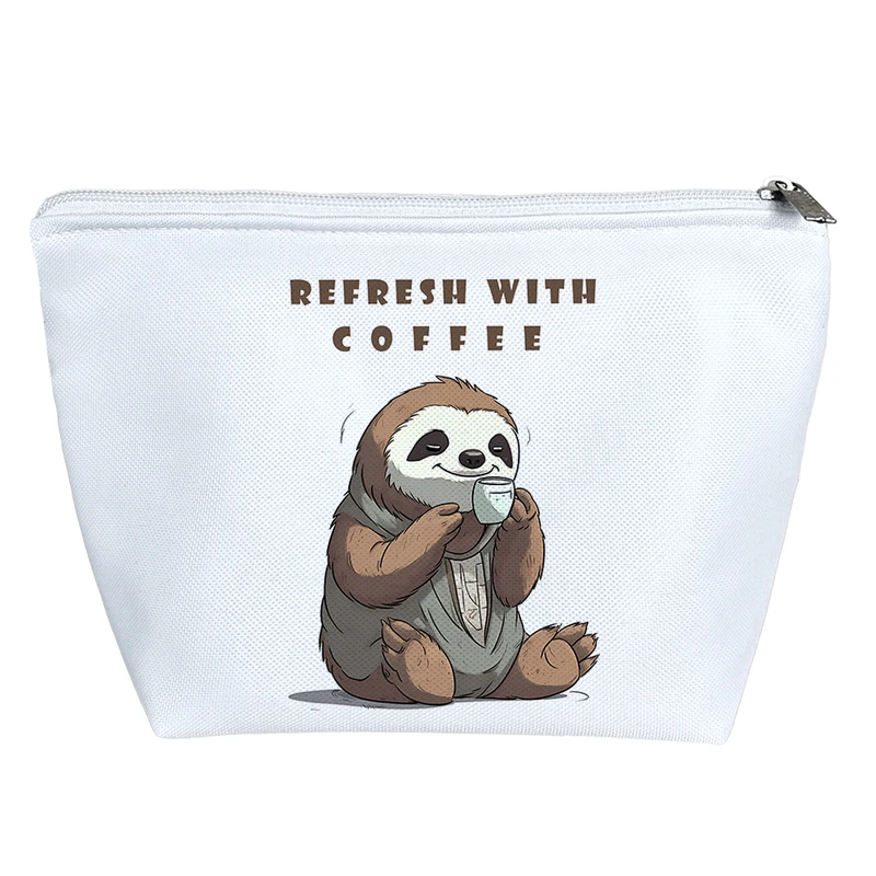 کیف لوازم آرایش دخترانه خندالو مدل قهوه (Coffee) کد 10281