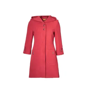 پالتو زنانه مدل فوتر كلاهدار