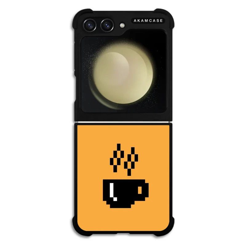کاور آکام مدل AMC-WSGZFLIP5-COFFEE-8 مناسب برای گوشی موبایل سامسونگ Galaxy Z Flip 5
