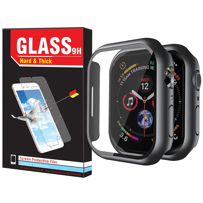 کاور هارد اند تیک مدل HT-360 مناسب برای اپل واچ Series 8 Aluminum 45mm / Series 7 Aluminum 45mm به همراه محافظ صفحه نمایش