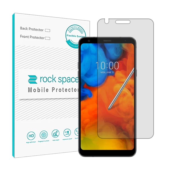 محافظ صفحه نمایش شفاف راک اسپیس مدل Hygel مناسب برای گوشی موبایل ال جی Q Stylus 