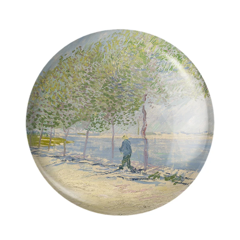 مگنت خندالو مدل جاده درامتداد رود سن ونسان ونگوگ (Van Gogh) کد 36794