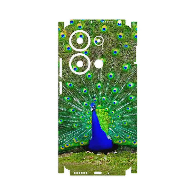 برچسب پوششی ماهوت مدل Peacock-FullSkin مناسب برای گوشی موبایل شیائومی Poco M6 Pro 4G
