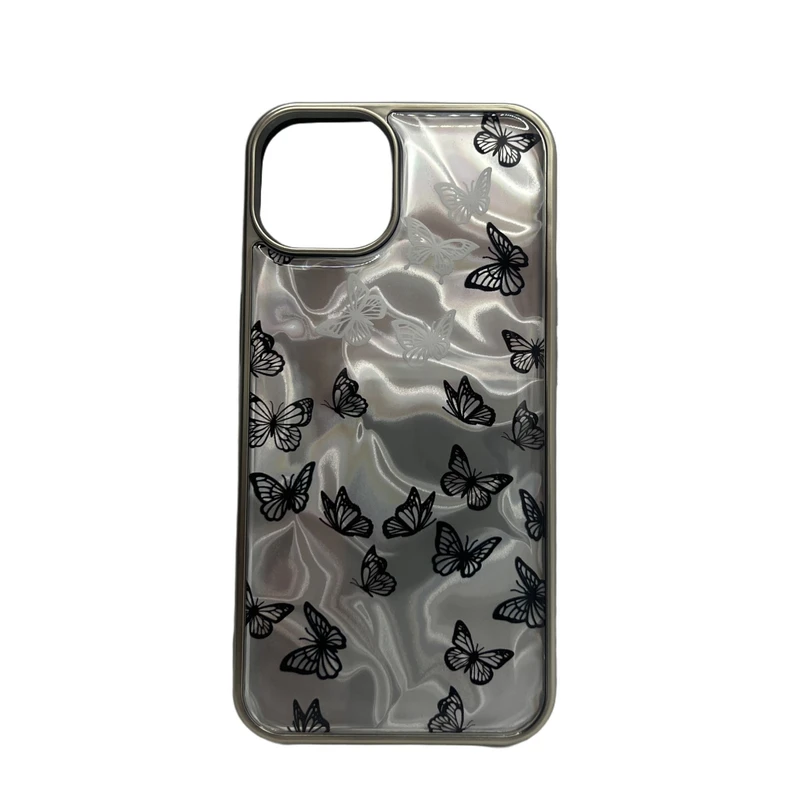 کاور مدل هولوگرامی طرح پروانه مناسب برای گوشی موبایل اپل IPhone 15 Pro Max