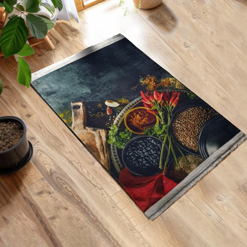 پادری طرح مستطیل کد E11 سایز 80×50 سانتی متر