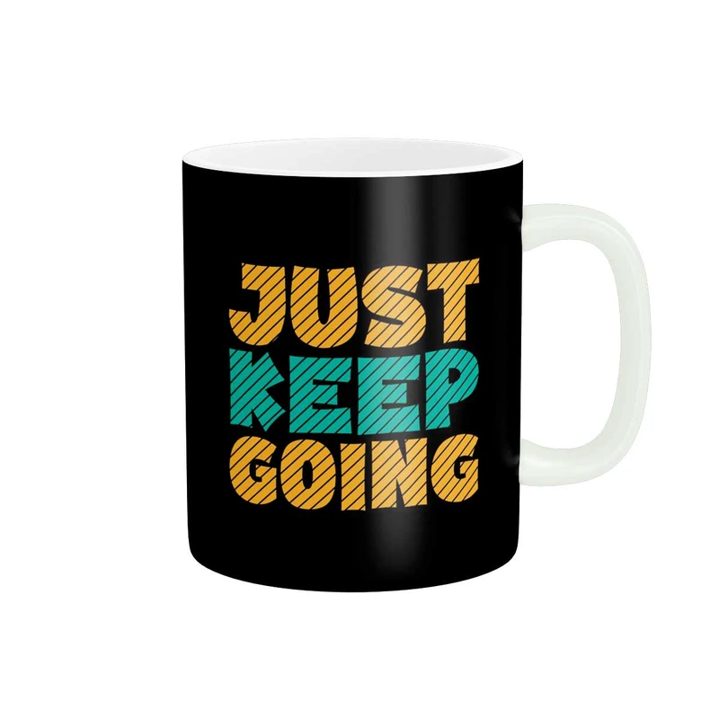 ماگ پاد آفرین طرح جمله انگیزشی Just keep going کد 2024