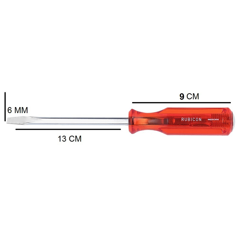 پیچ گوشتی ضربه خور دوسو روبیکون مدل JAPAN-6-125 پیچ گوشتی ضربه خور دوسو روبیکون مدل JAPAN-6-125
