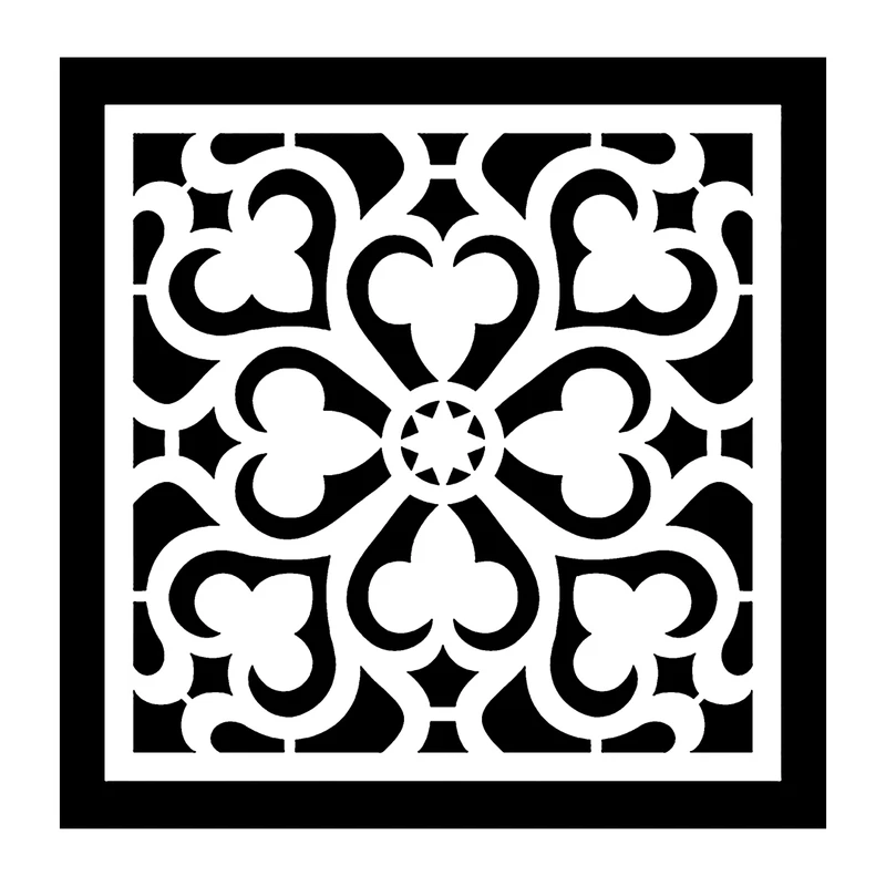  شابلون باتیس آرت طرح تذهیب کد 50-548