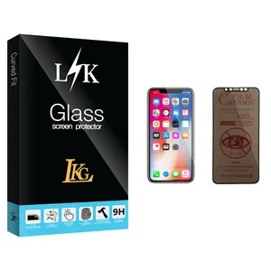 LKG LK Glass Privacy Screen Protector For Apple اپل iPhone X